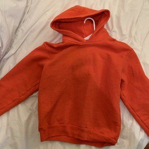 American Apparel Unisex Small Orange Hoodie